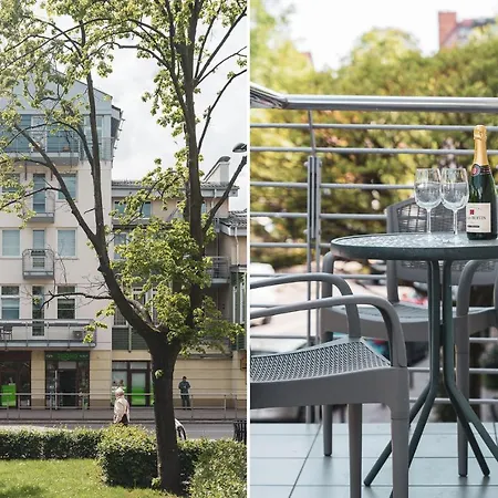 Sanhaus - Mera - Z Balkonem, Parkingiem I Klimatyzacja Przy Plazy