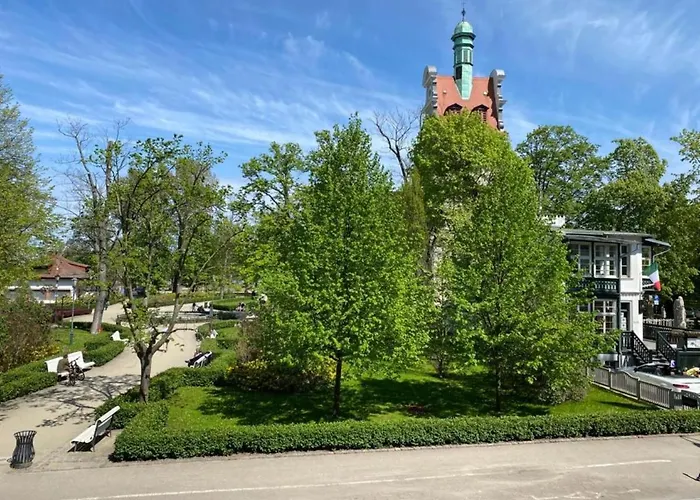 Sanhaus - Mera - Z Balkonem, Parkingiem I Klimatyzacja Przy Plazy Lejlighed *