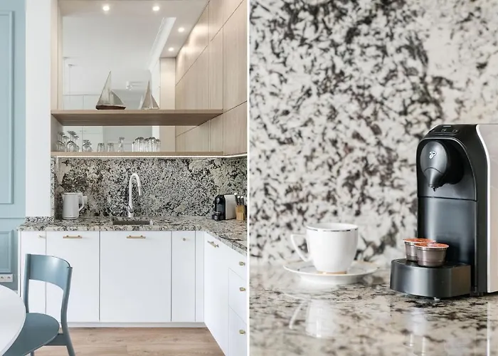 Sanhaus - Mera - Z Balkonem, Parkingiem I Klimatyzacja Przy Plazy Lejlighed Sopot